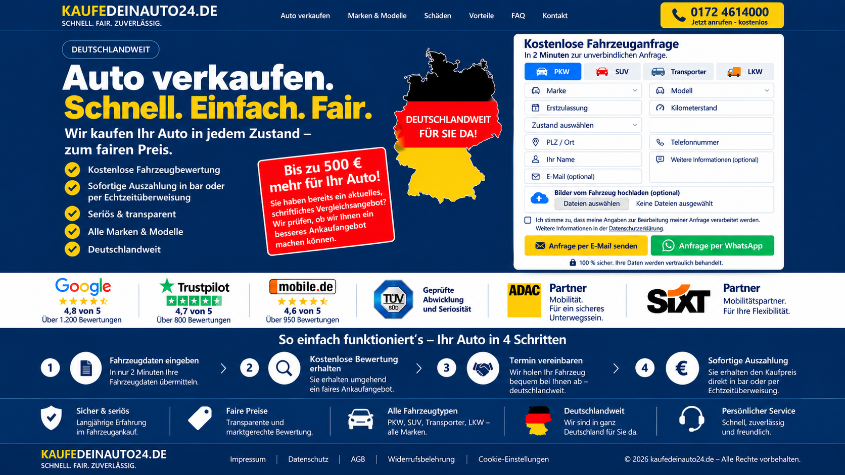 Kaufedeinauto24.de – Auto verkaufen schnell einfach fair